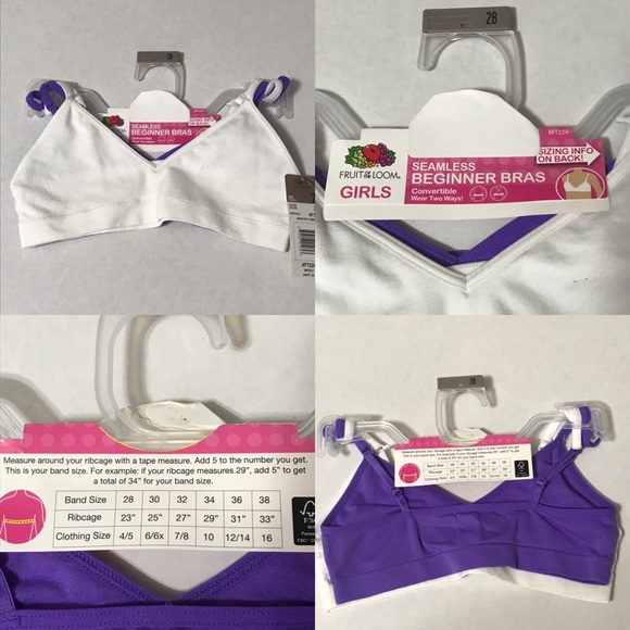 Fruit of The Loom Girls Beginners Bra Size 28(4/5) - Picture 1 of 5